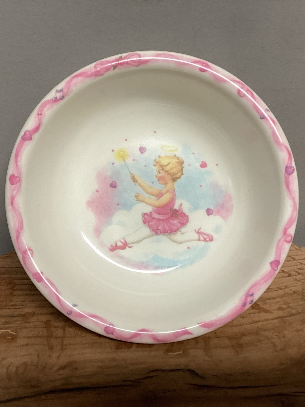 🔴 Vintage - Pecoware Bowl - Melamine Ware - Ballerina Themed - Collectible